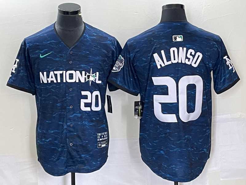 Men%27s New York Mets #20 Pete Alonso Number Royal 2023 All Star Cool Base Stitched Baseball Jersey->los angeles dodgers->MLB Jersey